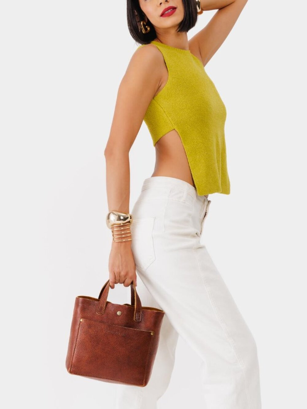 Portland Leather Classic Shoulder Bag – Full‑Grain Leather (Brand New) Classic - Picture 10 of 12